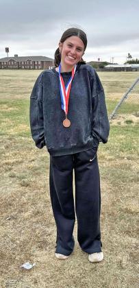 MELODYRAMPLEY is Regional bound after placing sixth at the district cross country meet in Plainview on Tuesday, Oct. 7. | COURTESY PHOTO