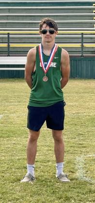 JOSEPH MEAGHER is Regional bound after placing third at the district cross country meet in Guthrie Oct. 8. | COURTESY PHOTO