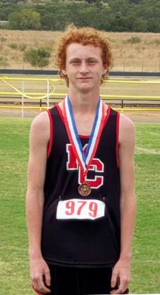 RYDER RUSSELL is Regional bound after placing fourth at the district cross country meet in Guthrie Oct. 8. | COURTESY PHOTO