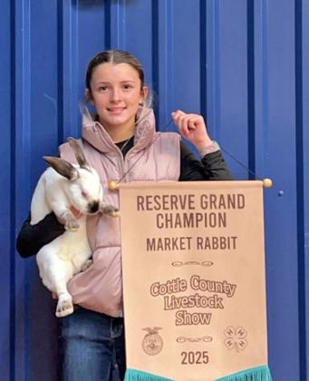 RESERVE GRAND CHAMPION RABBIT JAYDI BATEMAN