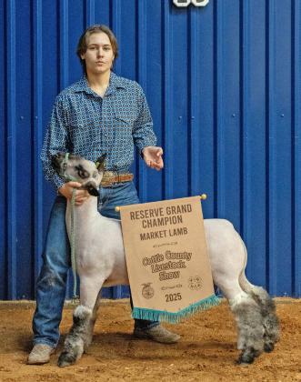 RESERVE GRAND CHAMPION LAMB TALON BLOUNT