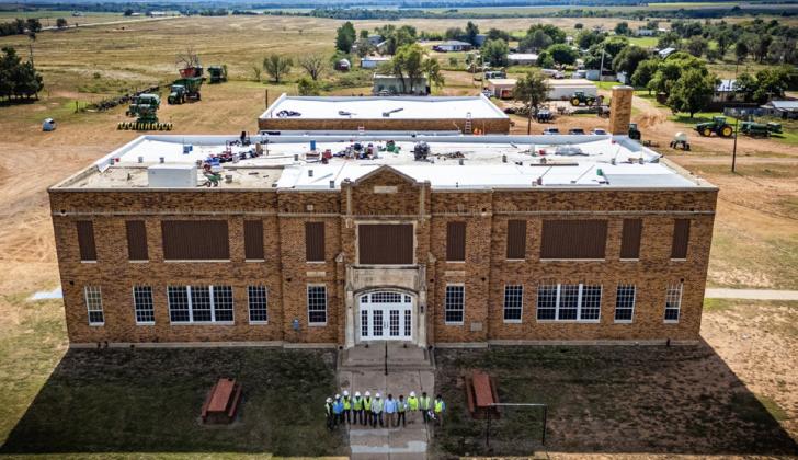 Turkey’s Bob Wills Center gets new roof