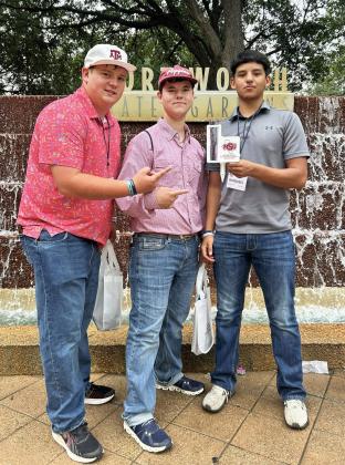 Motley County FFA attended the 97th Texas State FFA Convention last week held at the FortWorth Convention Center. The convention was an opportunity for FFA members to be recognized, network and gain inspiration. | COURTESY PHOTOS