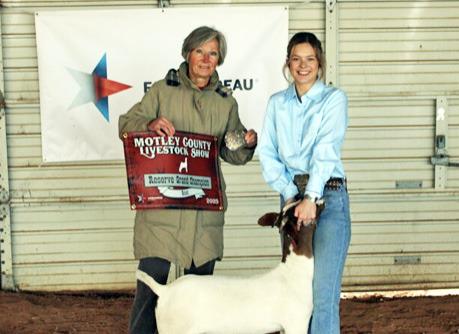 RESERVE GRAND CHAMPION GOAT HARLEE HILL