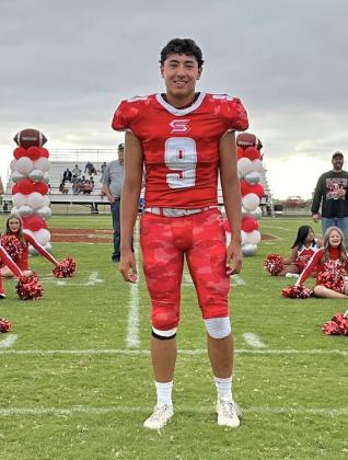 2025 FOOTBALL BEAU Senior Alonso Beltran was named the 2025 Football Beau during Silverton’s Homecoming festivities Friday. | COURTESY PHOTO