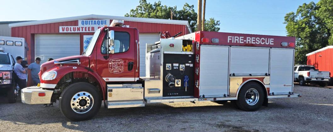 City of Quitaque takes delivery of new ambulance and fire truck