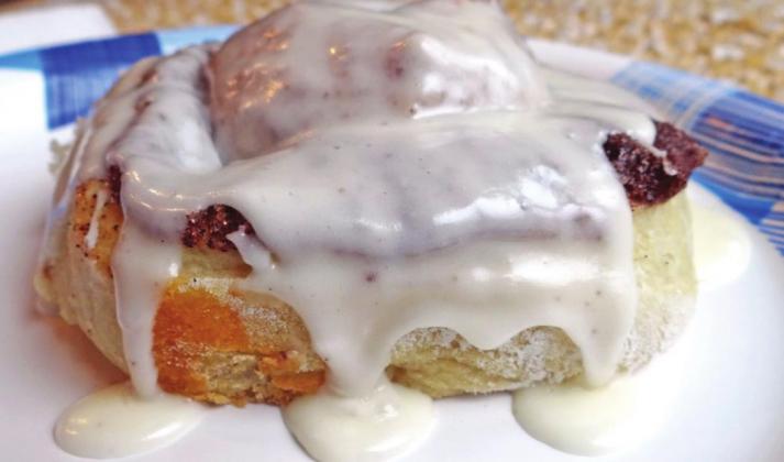 BAKER’S DOZEN This delicious cinnamon roll recipe makes 13 to 14 warm, delicious rolls, filled and frosted. | ANGELINA LARUE PHOTO