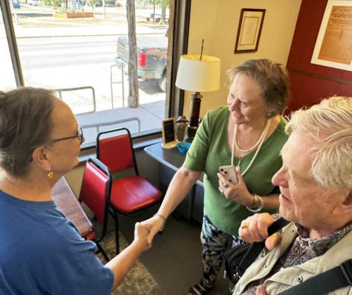 TUMBLEWEED ROLLS into West Texas last week to gather stories from four interview subjects: Barbara Brannon, Vicki Glass Diggs, DeannRobertsand(notpictured)EricSwenson. | THETEXASSPUR