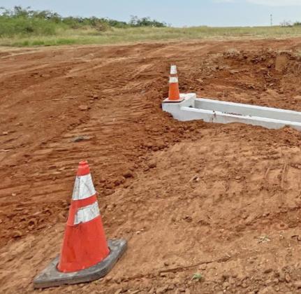 BARBARA BRANNON | CAPROCK COURIER POWERING UP Ground was broken last week for a 200 MW data processing facilitiy in northwestern Dickens County, east of the Cottonwood Substation off FM 193. | THE TEXAS SPUR