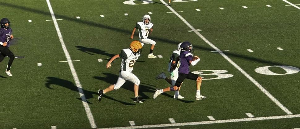 GUTHRIE FALLS The Guthrie Jaguars took a tough loss on the road last week to the state-ranked Benjamin Mustangs 60-12. | COURTESY PHOTO