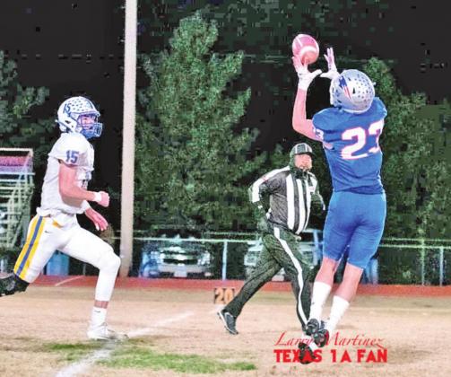 PATRIOTS PREVAIL The Valley Patriots advanced to the regional quarterfinals Friday night in Ralls by defeating the Nazareth Swifts in the bi-district playoff last week. | COURTESY PHOTO