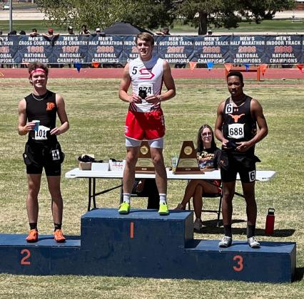 STATE QUALIFIER Paducah’s trackster Cord Piper is State bound in the 110 hurdles with a time of 14.89. He will compete at State in Austin later this month. | COURTESY PHOTO