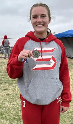 100 M HURDLES ADVANCES Brenna Francis of Silverton has qualified for State in the 100 meter hurdles. | COURTESY PHOTO