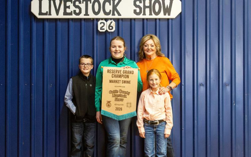 RESERVE GRAND CHAMPION MARKET SWINE MCKINLEY MOORE