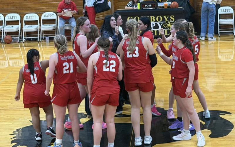 SEASON ENDS The Silverton Lady Owls varsity girls basketball season has come to a close with a playoff loss to the Texline Lady Tornadoes. The Silverton team was district runner-up to Nazareth. | COURTESY PHOTO