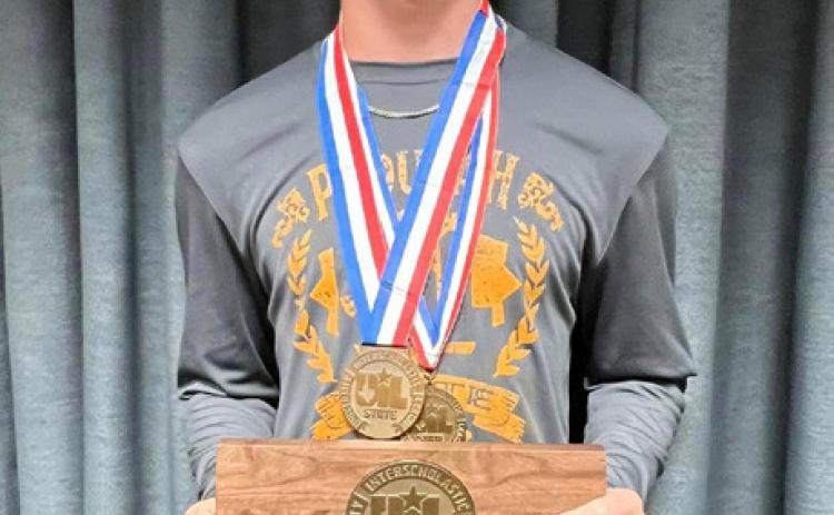 STATE HONOR Paducah's Cord Piper finished 4th in the State in UIL Current Events last week in Austin. | COURTESY PHOTO