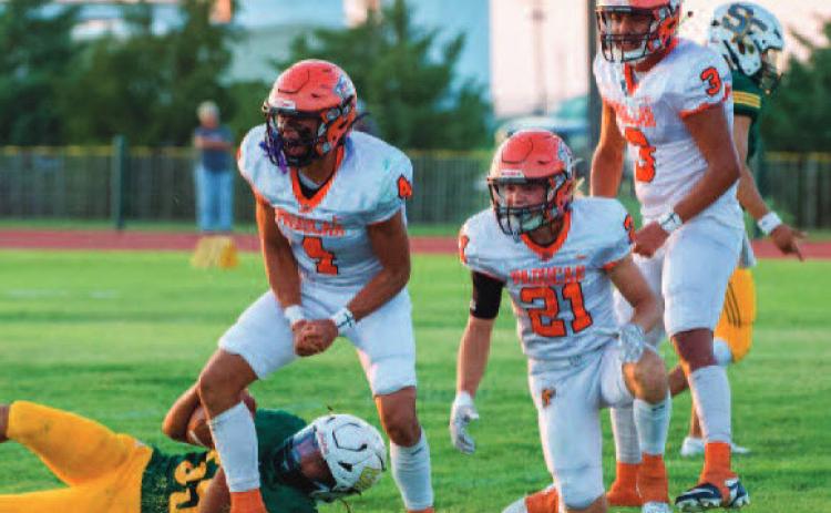 DRAGONSSTOPPED ThePaducahDragonsfelltoSpringlake-Earth Wolverines on the road Friday 71-35. | PADUCAH POST PHOTO