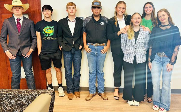 GUTHRIE UIL Eight students competed in UIL Academic Regionals for Guthrie last week. | COURTESY PHOTO