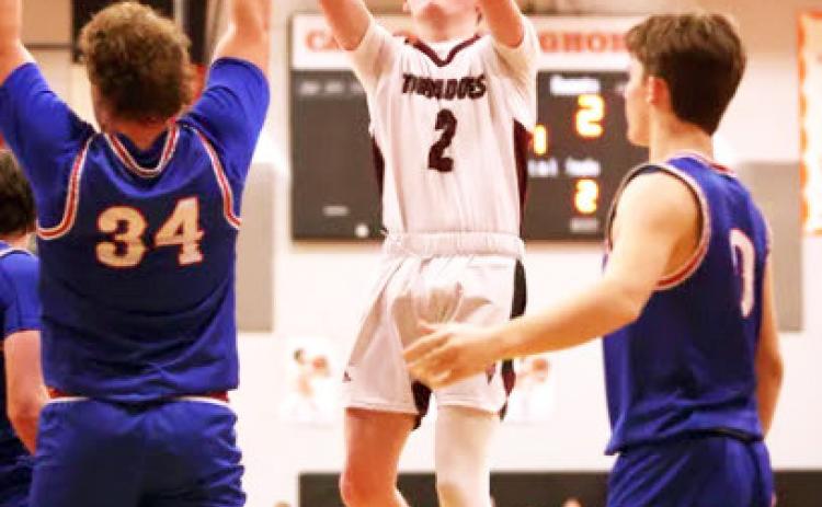 VALLEY BOYS FINAL The Valley varsity boys basketball team lost to the Texline Tornadoes in the Area championship at Caprock High School in Amarillo last week, 68-29. | COURTESY PHOTO