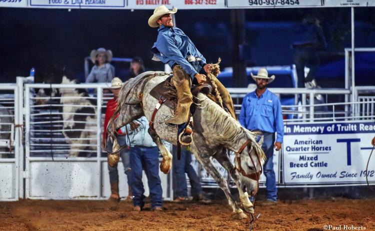 TWENTYTEAMS competed in the WRCA ranch rodeo last weekend in Roaring Springs as part of the 101st Motley-Dickens Old Settlers event. | PAUL ROBERTS PHOTOGRAPHY