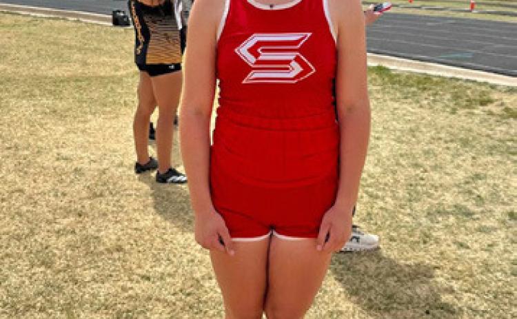 BENTLEE GAMBLE placed 3rd in discus, 3rd in 100 m hurdles, and 4th in the 200m dash