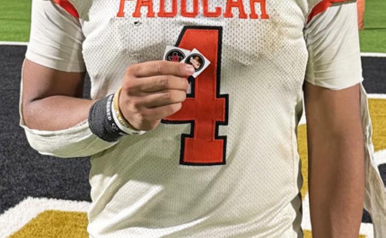 PADUCAH HONOR Congratulations go to Paducah senior Ethan Garibaldi, who was selected by Texas 1A Fan as the Sticker Player of the Week in last week’s game versus Jayton. The Dragons fell to the Jaybirds 64-42 on the road. | TEXAS 1A FAN