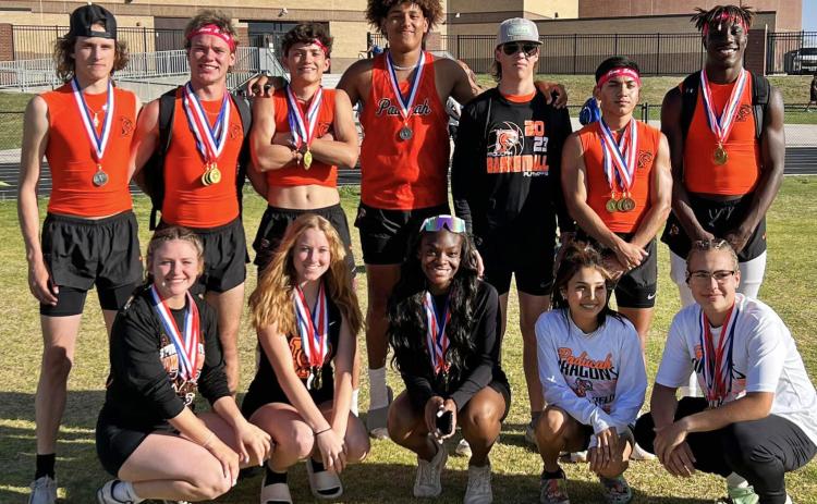 REGIONAL BOUND The Paducah boys track team advanced in 8 events to the Regional Track Meet which will be held April 27 and 28 at South Plains College in Levelland. | COURTESY PHOTO
