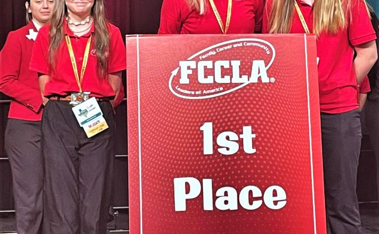 GUTHRIE HONORS Guthrie FCCLA competed at the State Conference this past weekend, and the following students placed in the top 5. | COURTESY PHOTO 1st place, Toys That Teach: Lev 1st, Shaylee Jouett, Sierra Jones and CJ Winlow 4th place,Toys That Teach: Lev 2nd, Natalie McWhirter 5th place, Job Interview: Ella Jenkins 5th place, Nutrition &amp; Wellness: John Smith, Jaydee Foster and Remi Long