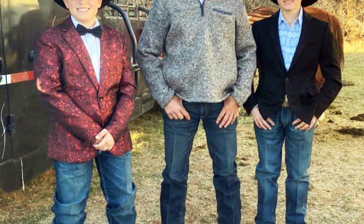 GUTHRIE RODEO FINALISTS Hazen Lamb and Rylan Lamb have qualified for the Texas State Junior High and High School Rodeo Finals, which is not easy—as only 10 qualify from each region. Hazen competes in team roping while Rylan competes in calf roping, ribbon roping, goat tying, chute dogging and team roping. Junior high finals for Rylan will be held in Gonzales May 21-27; high school finals for Hazen will be held in Abilene June 4-10. | COURTESY PHOTO