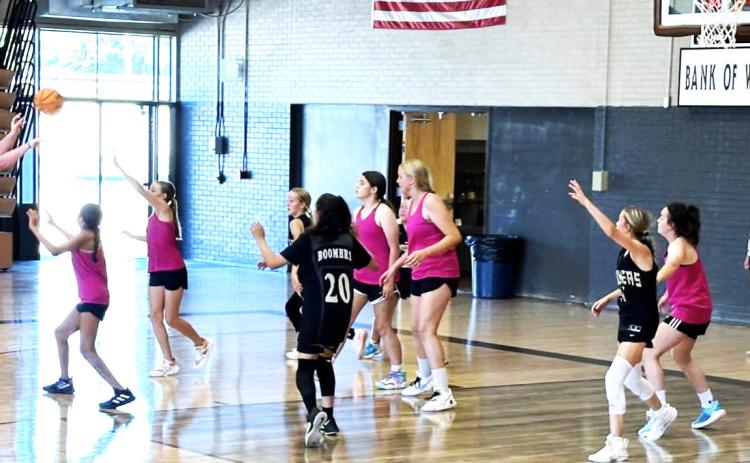 Silverton high school and junior high girls attended basketball camp last week in Elk City, Oklahoma. | COURTESY PHOTO
