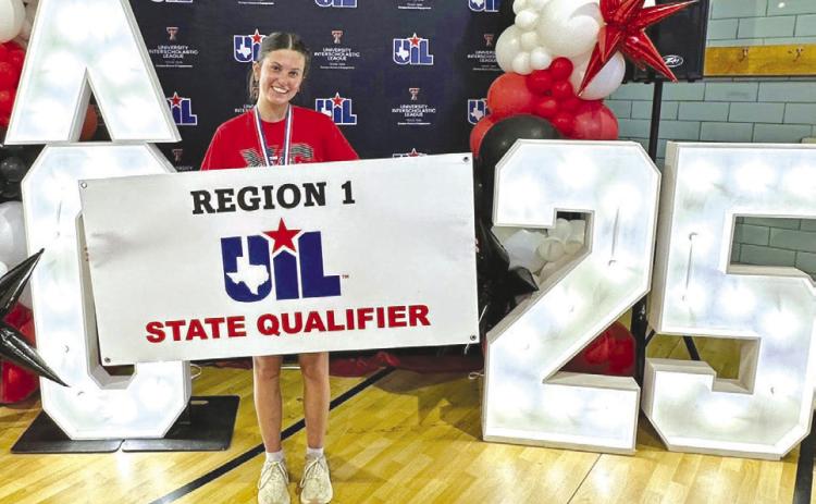 RAMPLEY STATE BOUND Silverton’s Melody Rampley, a senior Lady Owl, is state bound following the UIL Region 1 cross country meet in Lubbock on Monday. | COURTESY PHOTO