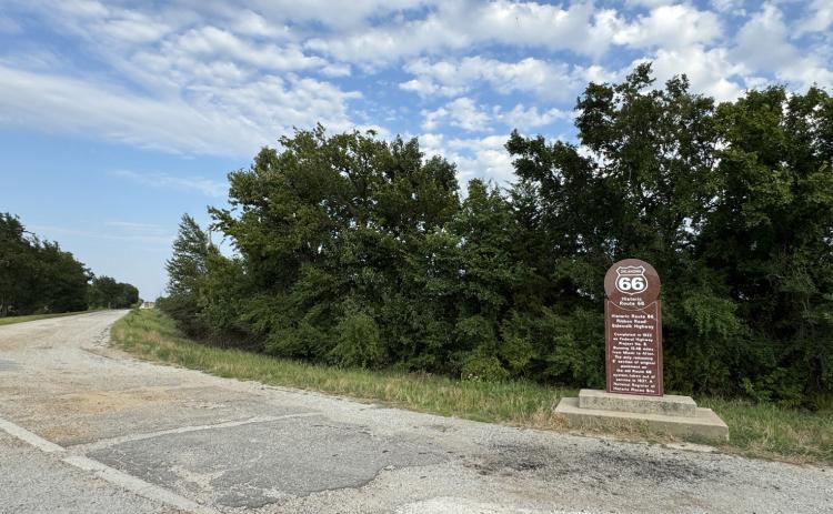 THE RIBBON ROAD outside Miami, Oklahoma, is a remnant of the solitary stretch of Route 66 that was built in 1912 (before the Route was officially designated) as a single lane. MORE PHOTOS, PAGE 10 | THE TEXAS SPUR