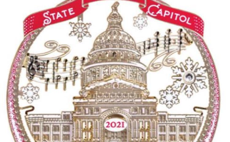 2021 Texas Capitol Ornament available at the Motley County Library