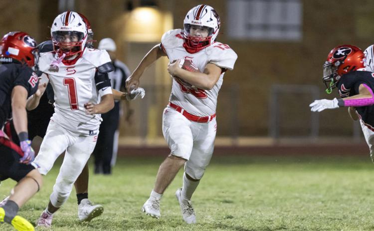 OWLS STOPPED The Panhandle rivalry between Silverton and Groom found the Owls grounded by theTigers in aThursday night game on the road, 58-20. | CARTER PIRTLE PHOTO