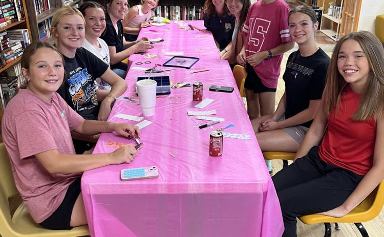 The Turkey Library has fun activities scheduled throughout June and July for their summer reading series. On June 9, they held a special event, teen girl craft day. | COURTESY PHOTO