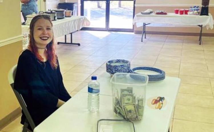 CAPROCK LIBRARIAN Ariel White worked with volunteers to raise funds for a variety of program needs. | COURTESY PHOTO