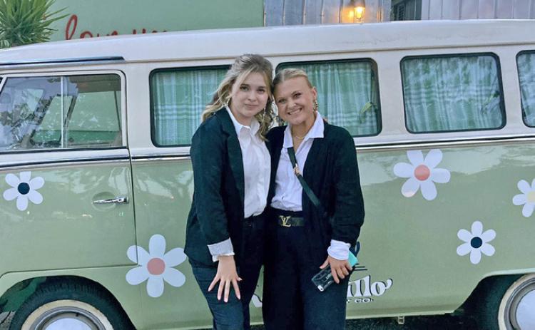 GUTHRIE STATE Hallie Everson was just one place away from making finals in prose interpretation. She ends the year being one of the top eight prose speakers in the state. Emma Hardin finished as 6th place in the state in poetry interpretation. | COURTESY PHOTO