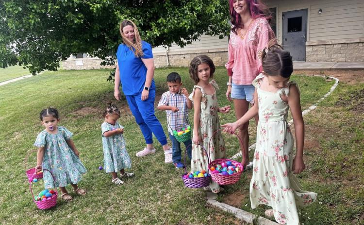 Last Friday, despite the grayish weather, youngsters and their families came out to hunt Easter eggs on the lawn of the Matador Health and Rehab facility. MORE PHOTOS, PAGE 5 | COURTESY PHOTOS