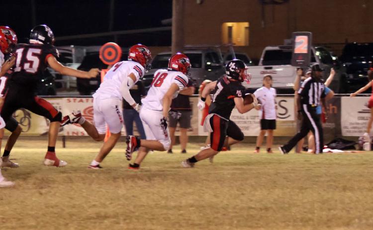 MATADORS WIN Motley County took another victory Friday night to keep their perfect season alive and defeated the Heritage Christian Eagles 62-32. This Friday night they host the Crowell Wildcats. | COURTESY PHOTOS