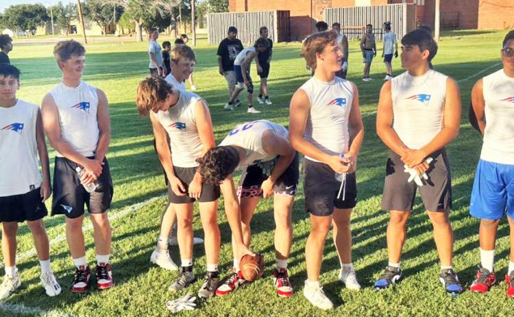 6 ON 6 The Valley football team got a workout last week with a 6-on-6 game in Matador. | COURTESY PHOTO
