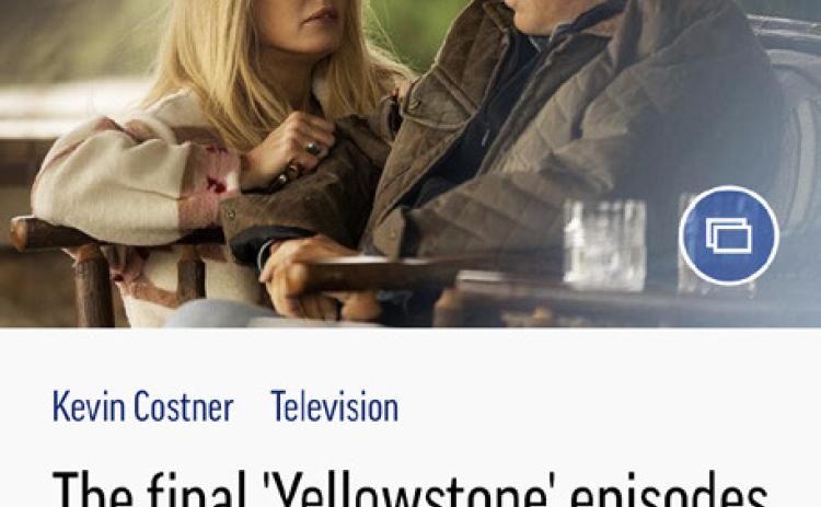 STRUCK OUT On Nov. 2, the day our story ran about “Yellowstone” series creator’s talk at Texas Tech in Lubbock, word spread on social media that the series wouldn’t be back until next year. | FACEBOOK