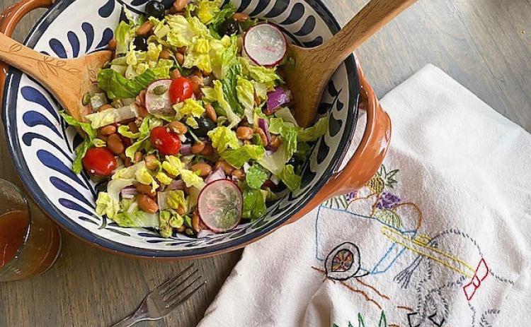 Pinto bean salad full of protein and flavor