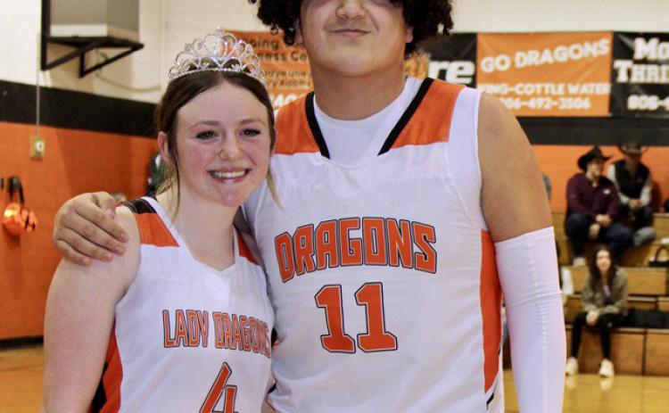 Congratulations go to the Paducah 2024 Basketball Queen and King Kennedy Whitaker and J. Angeles. | COURTESY PHOTO