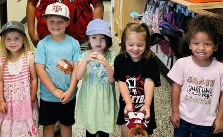 Motley County students last week joined students, businesses, and organizations across the state in wearing caps and fundraising in support of Paxton Barclay, a first-grader at nearby Valley School who has been diagnosed with a brain tumor. | COURTESY PHOTOS