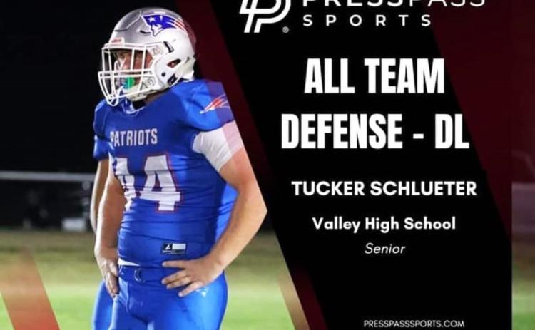 TUCKER SCHLUETER, All Team Defense, Defensive Lineman