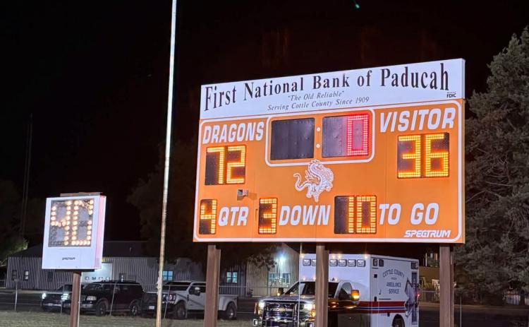 The Paducah Dragons defeated the Crowell Wildcats 72–36 Friday night at home. | COURTESY PHOTO