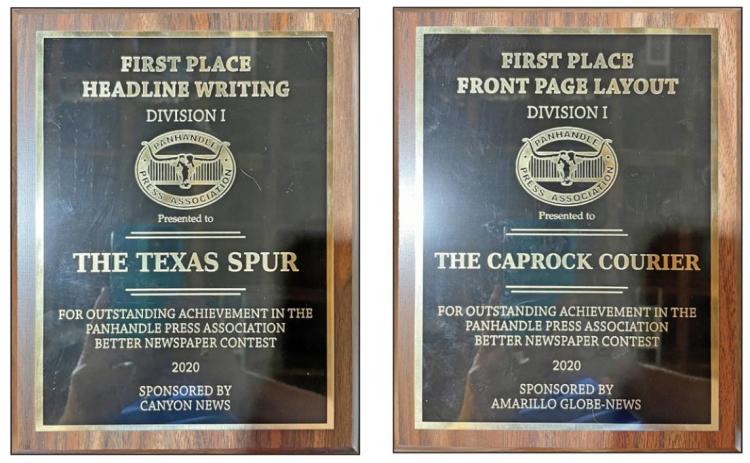 Texas Spur, Caprock Courier take Division 1 awards