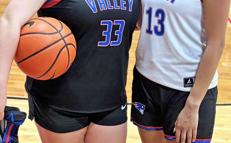 ALL-STAR Savannah Carrera, a senior at Valley High School, and Emma Schaffner, a Patton Springs sophomore who’s now an incoming junior for Valley, played in the Brazos Bowl last week. | COURTESY PHOTO