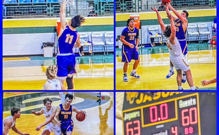 GUTHRIE WINS The Guthrie Jaguars racked up a district win Friday night at home, defeating Spur 63-60. | COURTESY PHOTO