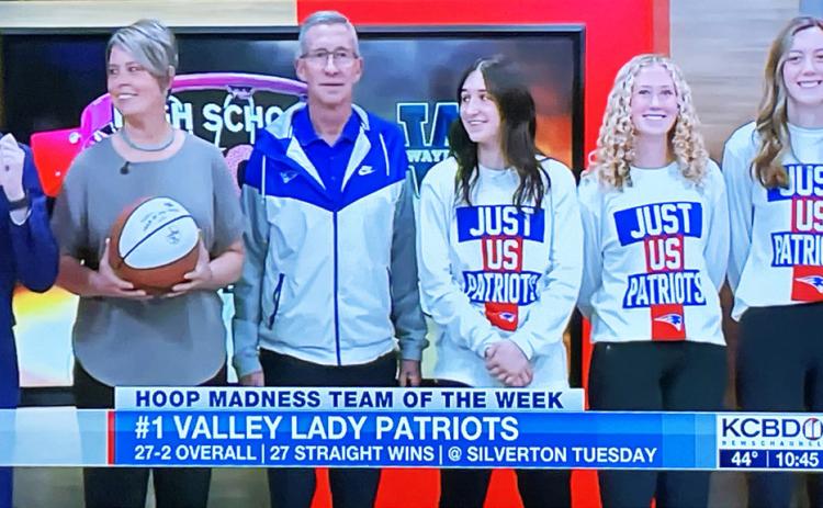 SPOTLIGHT ON VALLEY LADY PATRIOTS KCBD-TV TEAM OF THE WEEK